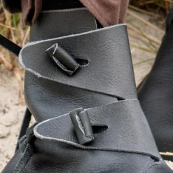 Epic Armoury Wikingerschuhe Jorvik Mit Gummisohle, Schwarz -Schuhe & Stiefel Verkaufsladen wikingerschuhe jorvik mit gummisohle schwarz 4