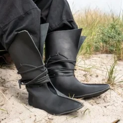 Epic Armoury Wikingerstiefel Rolf, Schwarz -Schuhe & Stiefel Verkaufsladen wikingerstiefel rolf schwarz 4