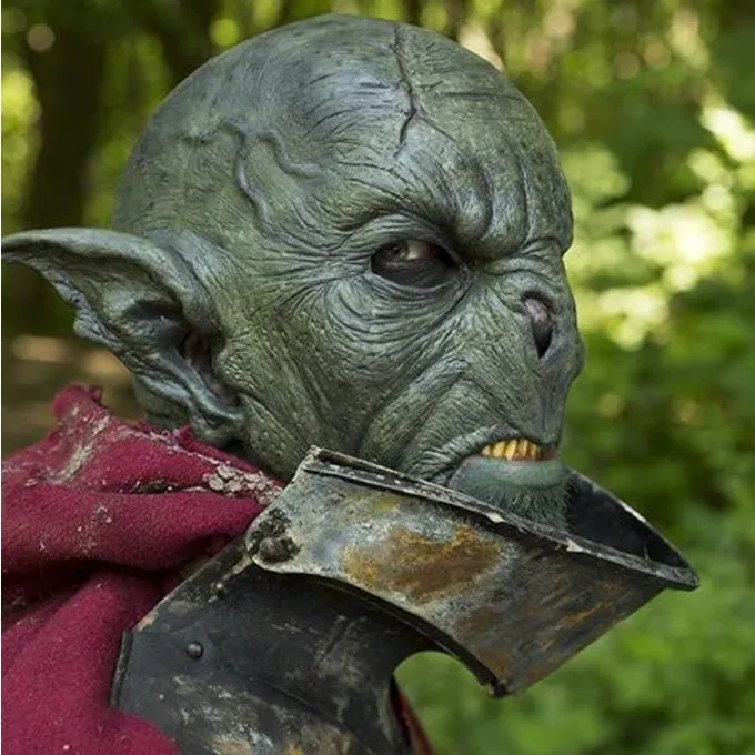 Epic Armoury Wilder Orc Maske Dark Green, LARP Mask 5 Epic Armoury Wilder Orc Maske Dark Green, LARP Mask – Bild 5