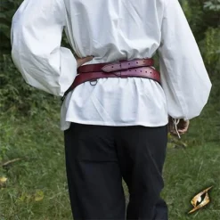 Epic Armoury Zweiteiliger Schwertgürtel, Rot -Schuhe & Stiefel Verkaufsladen zweiteiliger schwertguertel rot 2